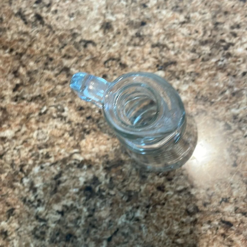 Vintage Anchor Hocking Clear‎ Glass Vinegar or Oil Cruet without the Stopper